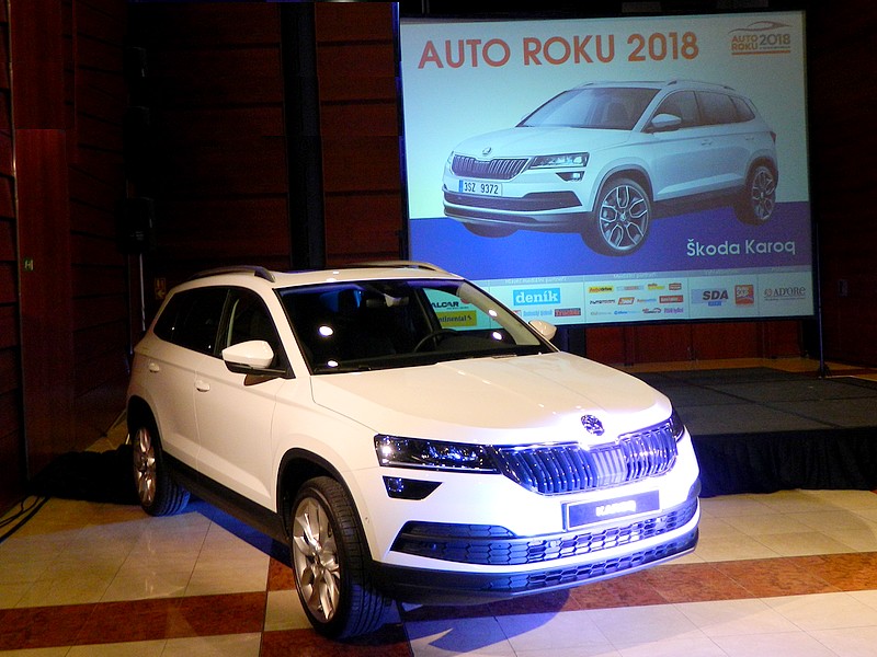 Titul Auto roku 2018 pro vůz Škoda Karoq